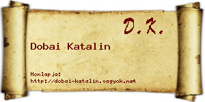 Dobai Katalin névjegykártya